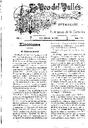 La Veu del Vallès, 9/9/1905, pàgina 1 [Pàgina]