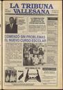 La tribuna vallesana, 1/10/1994, pàgina 1 [Pàgina]