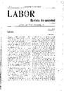Labor, 15/8/1907 [Ejemplar]