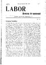 Labor, 30/8/1907 [Ejemplar]