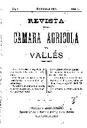 Revista de la Càmara Agrícola del Vallès, 1/11/1901 [Issue]