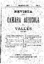Revista de la Càmara Agrícola del Vallès, 1/12/1901 [Issue]
