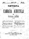 Revista de la Càmara Agrícola del Vallès, 1/8/1902, pàgina 1 [Pàgina]