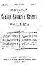 Revista de la Càmara Agrícola del Vallès, 1/2/1903, pàgina 1 [Pàgina]