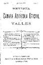 Revista de la Càmara Agrícola del Vallès, 1/4/1903, pàgina 1 [Pàgina]