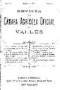 Revista de la Càmara Agrícola del Vallès, 1/5/1903, pàgina 1 [Pàgina]