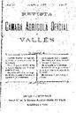Revista de la Càmara Agrícola del Vallès, 1/9/1903, page 1 [Page]