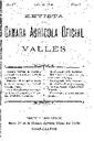 Revista de la Càmara Agrícola del Vallès, 1/1/1904, página 1 [Página]