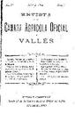 Revista de la Càmara Agrícola del Vallès, 1/7/1904, page 1 [Page]