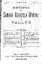 Revista de la Càmara Agrícola del Vallès, 1/11/1904, página 1 [Página]
