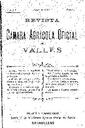 Revista de la Càmara Agrícola del Vallès, 1/1/1905, página 1 [Página]
