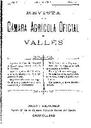 Revista de la Càmara Agrícola del Vallès, 1/4/1905, page 1 [Page]