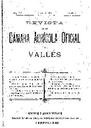 Revista de la Càmara Agrícola del Vallès, 1/6/1906 [Ejemplar]