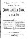 Revista de la Càmara Agrícola del Vallès, 1/9/1906, pàgina 1 [Pàgina]