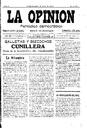 La Opinión , 8/6/1913, pàgina 1 [Pàgina]