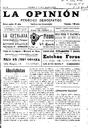 La Opinión , 10/8/1913, pàgina 1 [Pàgina]
