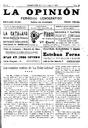 La Opinión , 21/9/1913, pàgina 1 [Pàgina]