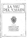 La Veu del Vallès [1919], 26/10/1919, page 1 [Page]
