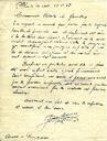 Carta de l'alcalde de Palautordera, adreçada a l'alcalde de Granollers, expressant el condol pel bombardeig sofert a la ciutat [Document]