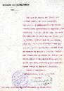 Carta de l'alcalde de Castellterçol, adreçada a l'alcalde de Granollers, expressant el condol pel bombardeig sofert a la ciutat [Document]
