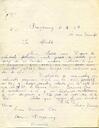 Carta de Juan Tremosa Pon, veí de Huesca, a l'Ajuntament de Granollers demanant li enviïn notícies del seu germà, veí de Granollers i del qual no sap res [Document]