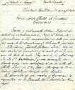 Carta de Jacinto Bellonch Bosch a l'Ajuntament de Granollers , demanant notícies de la seva dona i la seva mare i també que li enviïn la seva partida de naixement.  [Document]
