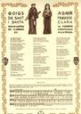 Francesc i Santa Clara, Goigs a llaor de Sant. Parròquia de Monestir de clarisses caputxines [Documento]