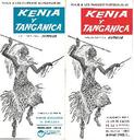 Tríptics de safaris fotogràfics a Kènia i Tanganika, un patrocinat pel Zoo de Barcelona i un altre pel Club de Amigos de la UNESCO. [Documento]
