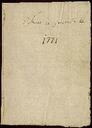 Contribució cobrada pels trasts de la Porxada de l'any 1771.&#13; [Document]
