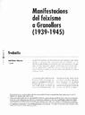 Manifestacions del feixisme a Granollers (1939-1945) [Artículo]
