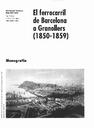El ferrocarril de Barcelona a Granollers (1850-1859) [Artículo]