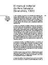 El manual notarial de Pere Salvador (Granollers, 1361) [Artículo]