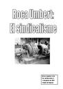 Roca Umbert: el sindicalisme [Doctoral thesis / research essay]