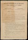 Acta de votació a les seccions per a diputats a Corts, districte electoral de Granollers, terme municipal de Palou, secció única i rebuts de certificats. 26 de juny de 1898. [Document]