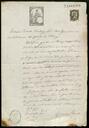 Certificat del secretari de l'Ajuntament de Llinars, dirigit a l'Alcaldia de Palou, en relació al mosso José Parera Gay, de la LLeva de 1875. [Document]