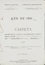 Expedient personal del mosso Ramon Font Corbera, de la LLeva de 1901. [Documento]