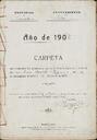 Expedient personal del mosso Juan Martres Falgá, de la LLeva de 1908. [Documento]