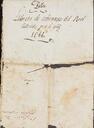 Llibreta de cobrament del reial cadastre del poble de Palou per l'any 1844. [Document]