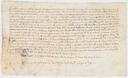 Pere Valló, escrivà de la tresoreria reial, reconeix haver rebut dels jurats de la vila de Granollers, part de la taxa oferta al rei en ajuda per a lluitar a la guerra contra Castella. [Document]