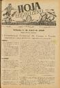Hoja Deportiva, núm. 10, 30/3/1950, pàgina 1 [Pàgina]