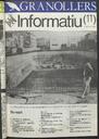 Granollers informatiu. Butlletí de l'Ajuntament de Granollers, #11, 9/1982 [Issue]