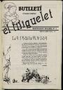 El Miquelet. AV Sant Miquel, #1, 1/3/1981 [Issue]