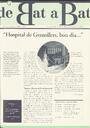 De Bat a Bat. Revista de l'Hospital General de Granollers, núm. 4, 1/1995, pàgina 1 [Pàgina]