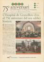 El periòdic del 75è aniversari de l'edifici històric de l'Hospital de Granollers, núm. 2, 6/1999, pàgina 1 [Pàgina]
