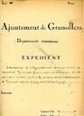 Expedient de constitució de l'Ajuntament de conformitat amb els decrets del govern general interí de Catalunya del 26 d'abril de 1935 i del conseller de governació del 26 de juny de 1935. Nomenament dels nous consellers i acta de constitució del nou ajuntament després dels "Fets d'octubre de 1934". [Document]