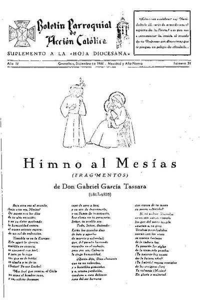 Boletín de Acción Católica, 1/12/1944 [Issue]