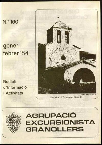 Butlletí de l'Agrupació Excursionista de Granollers, 1/2/1984 [Issue]