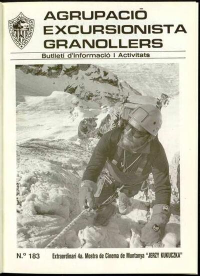 Butlletí de l'Agrupació Excursionista de Granollers, 1/4/1991 [Issue]