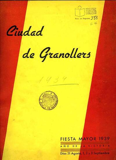 Ciudad de Granollers, 8/1939 [Ejemplar]