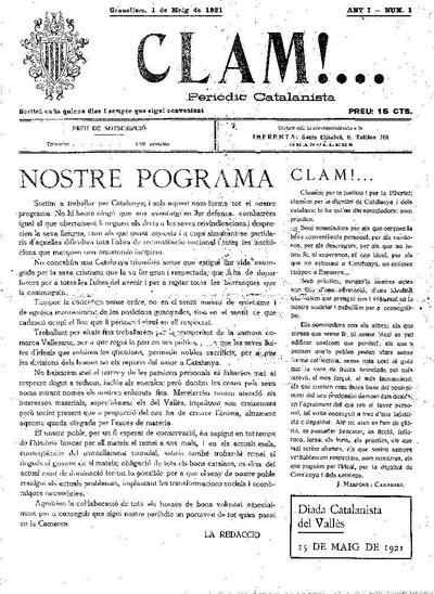 Clam! 1/5/1921 [Issue]